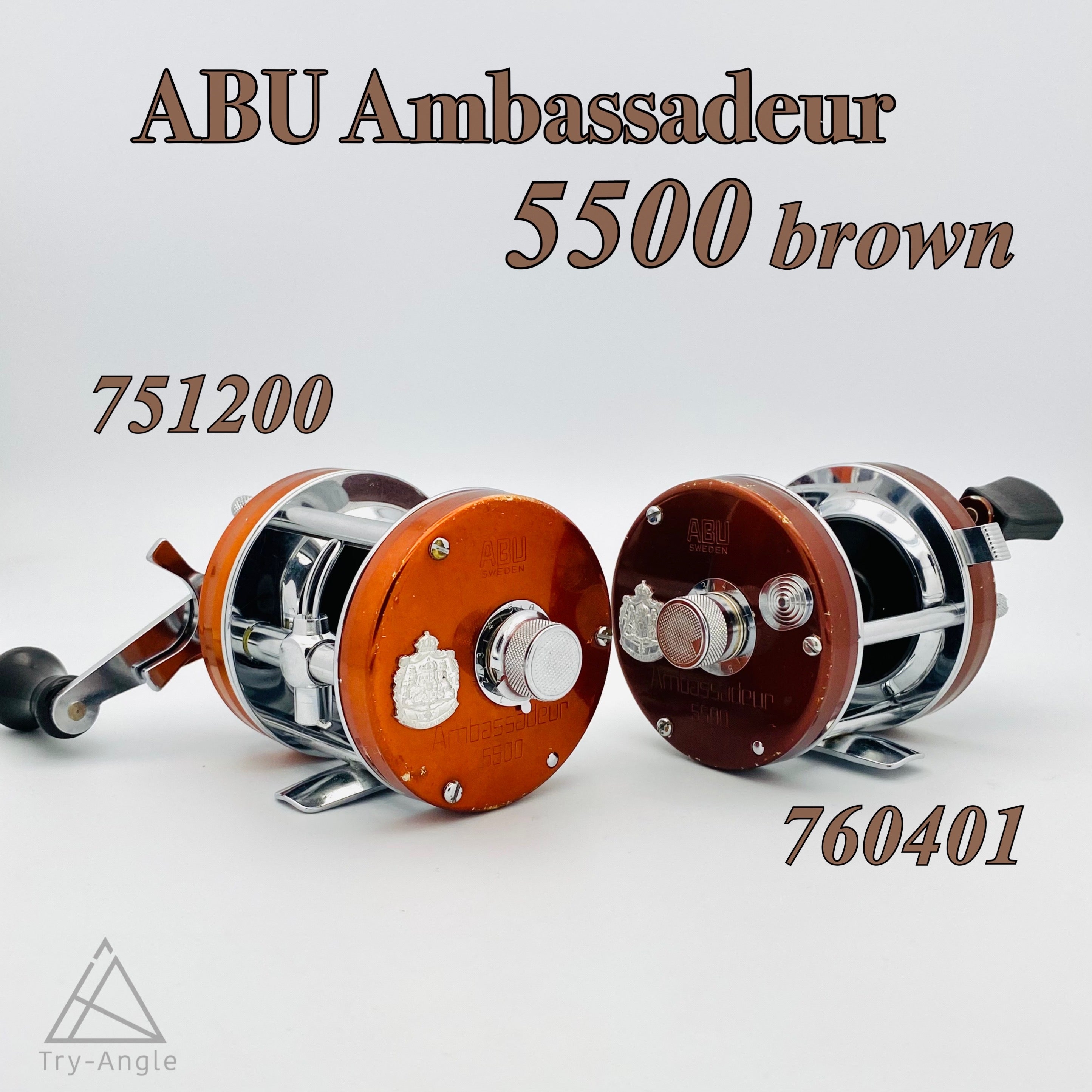 Try-Angle トライアングル｜Abu Ambassadeur 5500 brown 2台入荷！