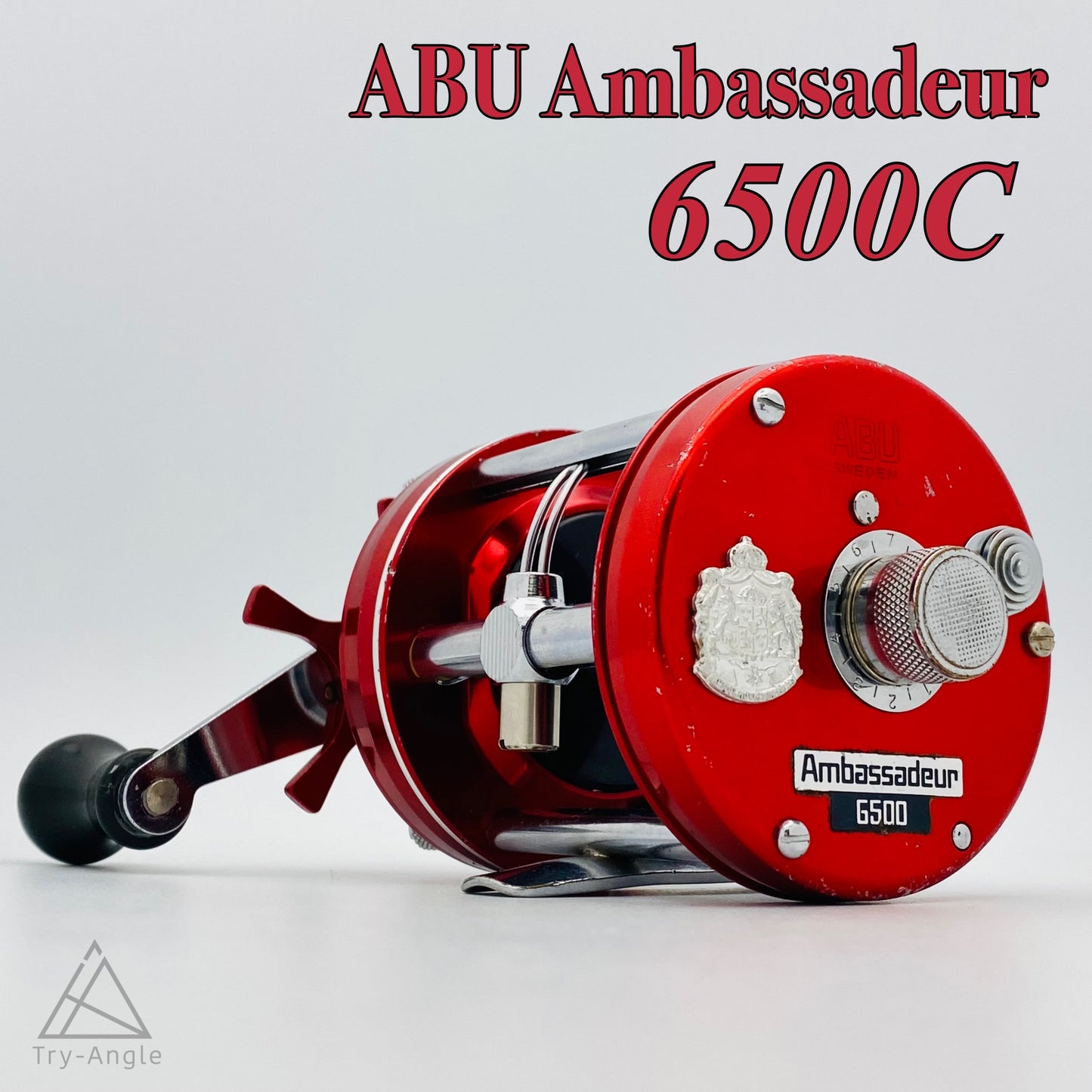 Abu Ambassadeur 6500 Red ステッカー 790201