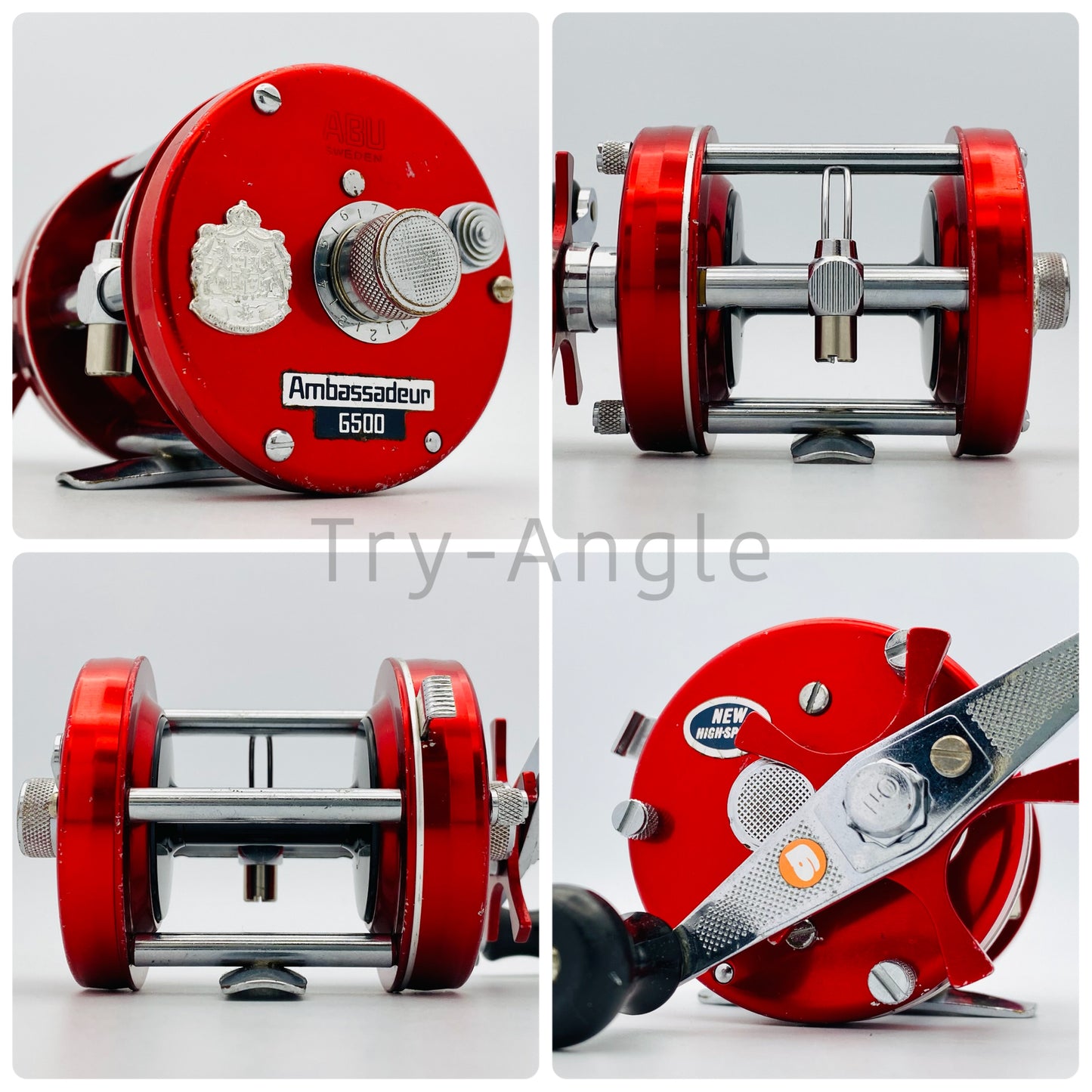 Abu Ambassadeur 6500 Red ステッカー 790201