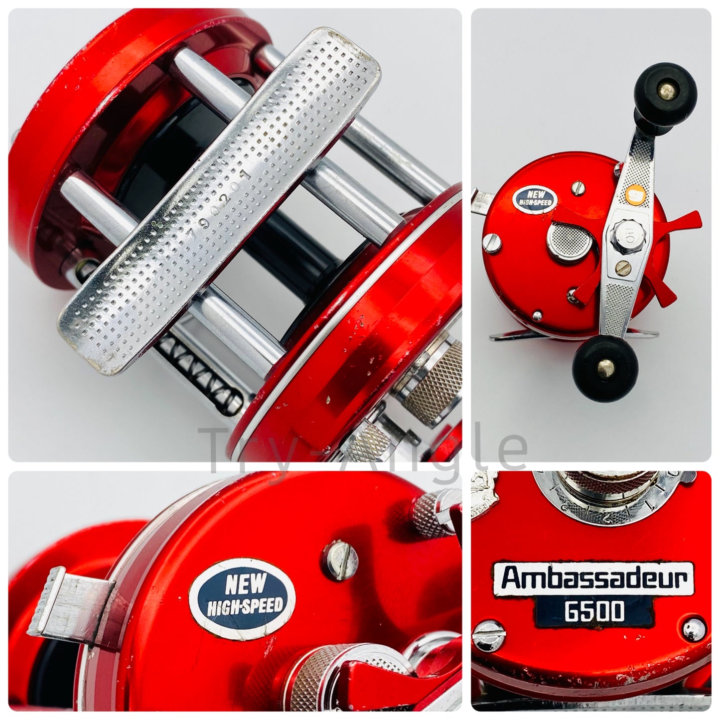 Abu Ambassadeur 6500 Red ステッカー 790201
