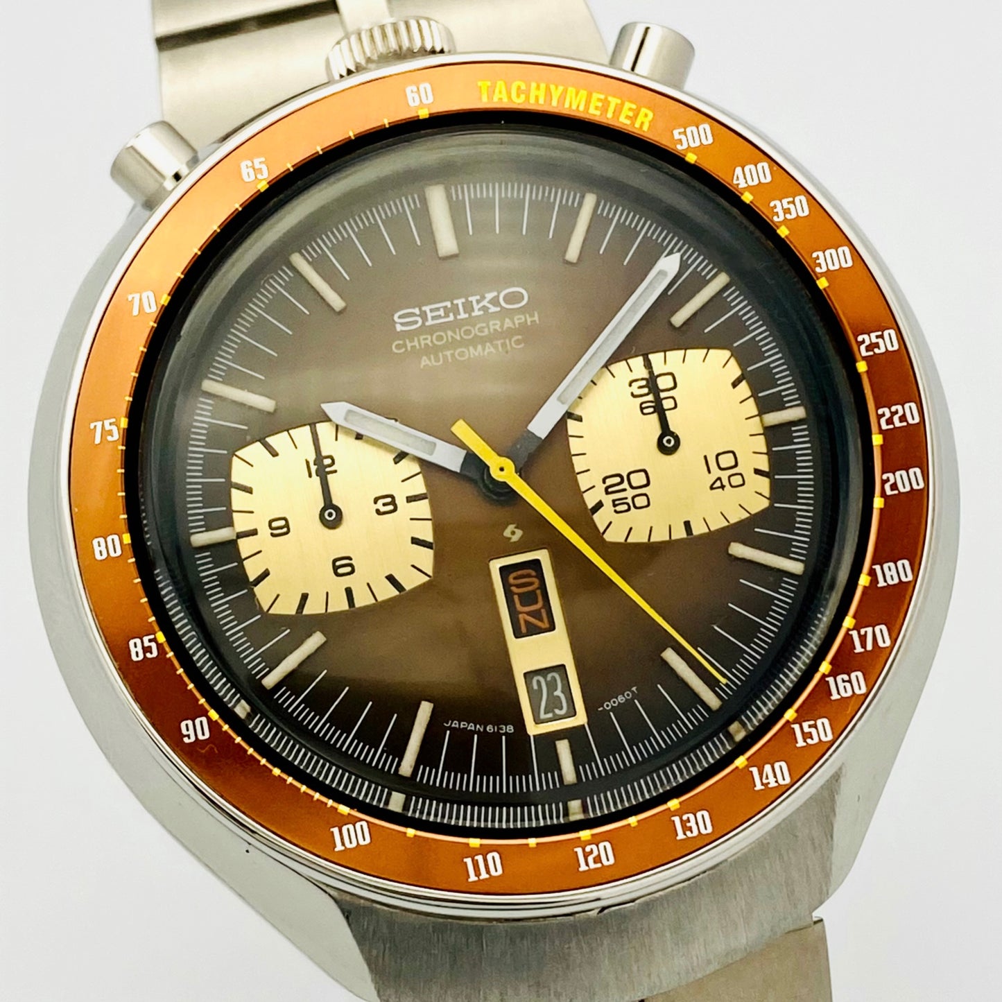 SEIKO 5Sports Speed-Timer 6138-0040 茶馬 ③