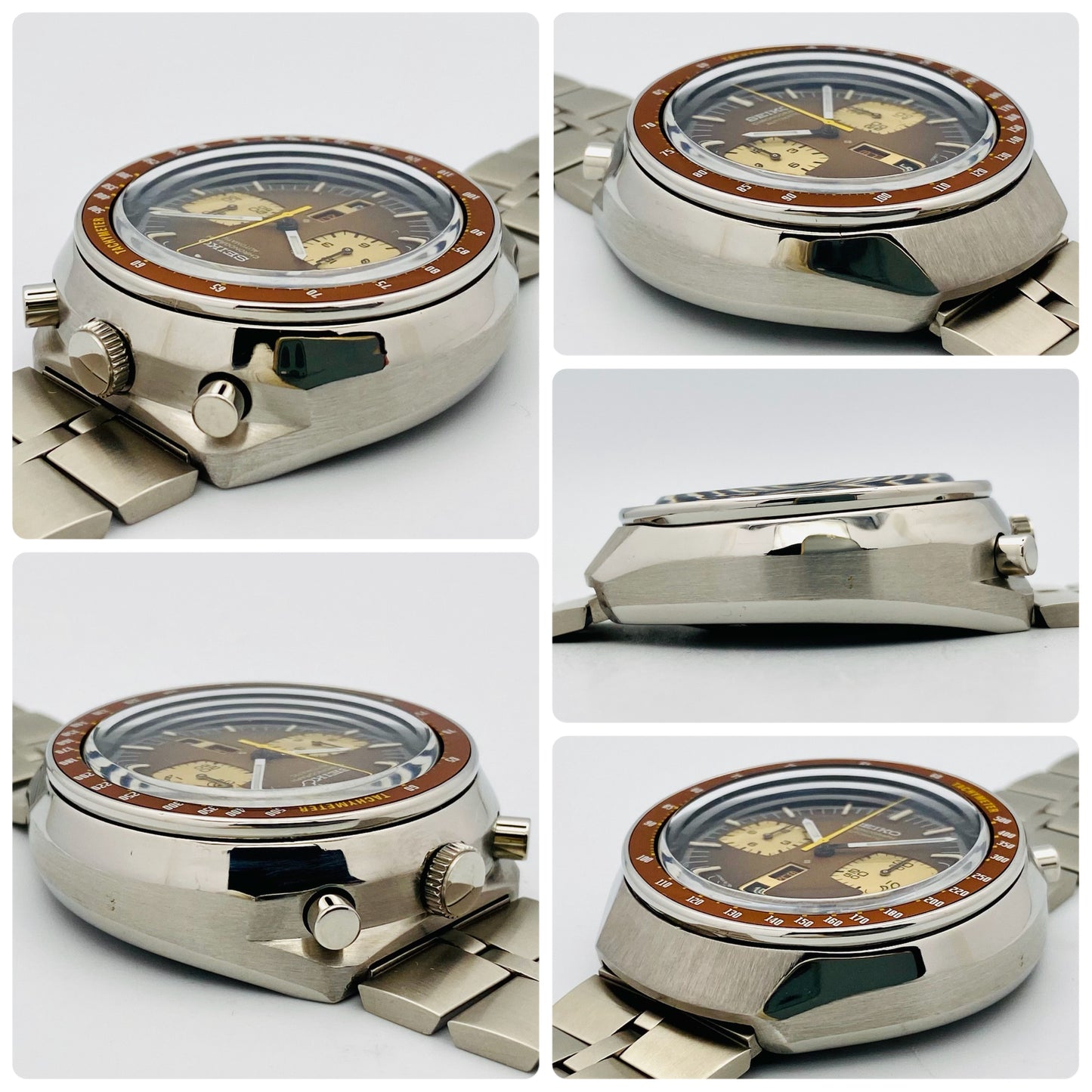 SEIKO 5Sports Speed-Timer 6138-0040 茶馬 ③
