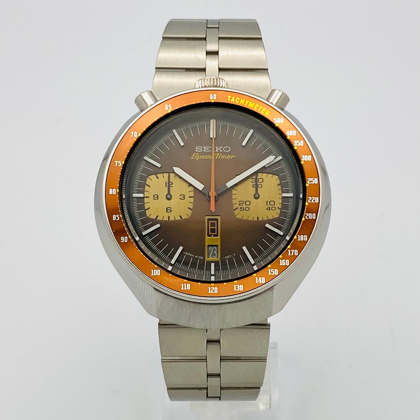 SEIKO 5Sports Speed-Timer 6138-0040 茶馬 英/日