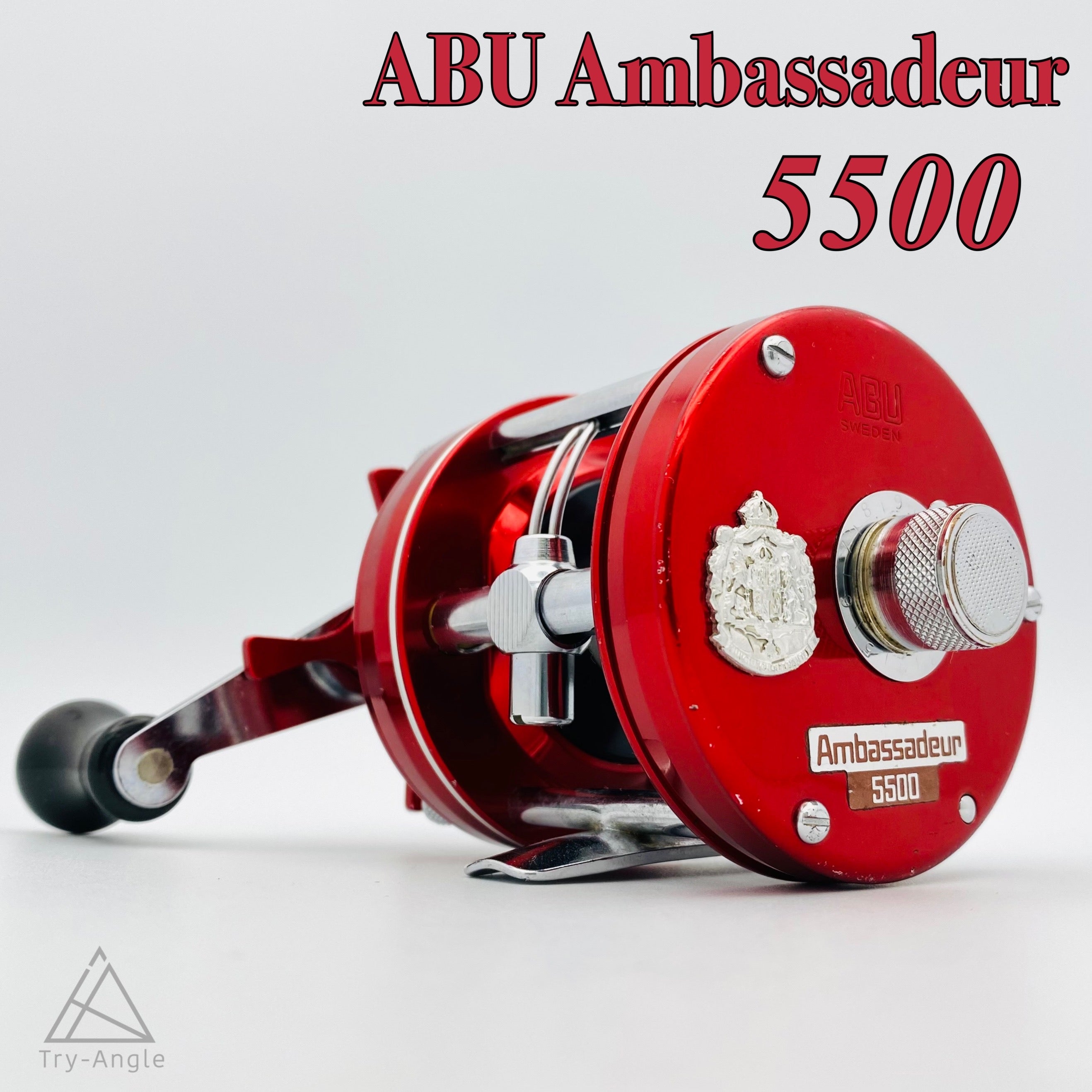 Abu Ambassadeur 5500 Cherry red 800301 (A)
