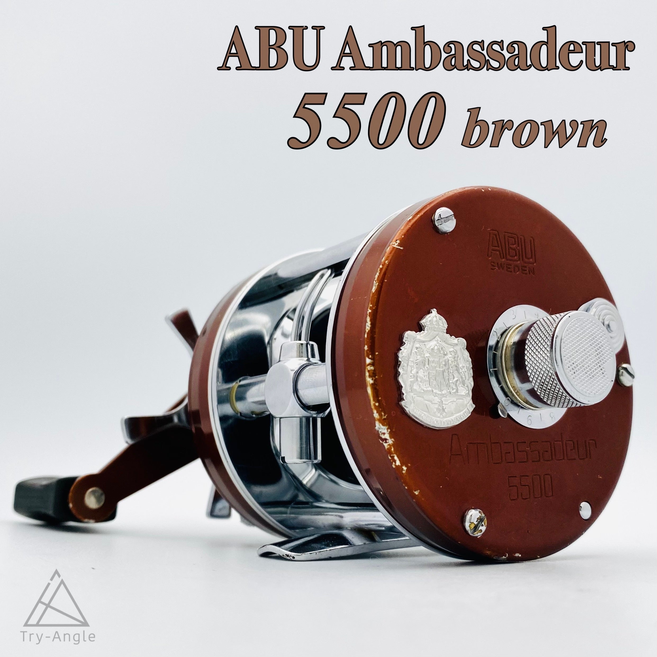 Try-Angle トライアングル｜Abu Ambassadeur 5500 brown Clicker 760401