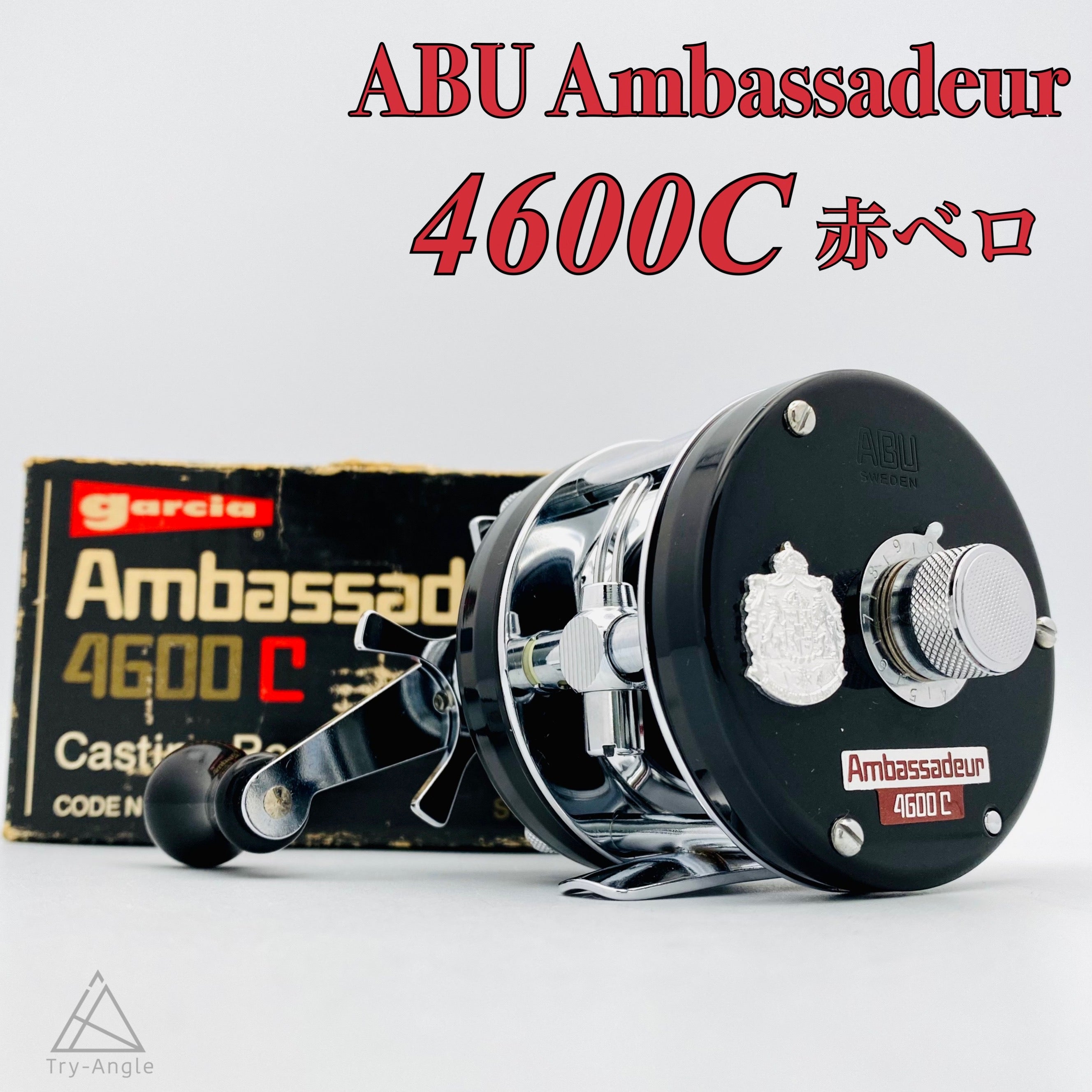 Try-Angle トライアングル｜Abu Ambassadeur 4600C 赤ベロ 780500