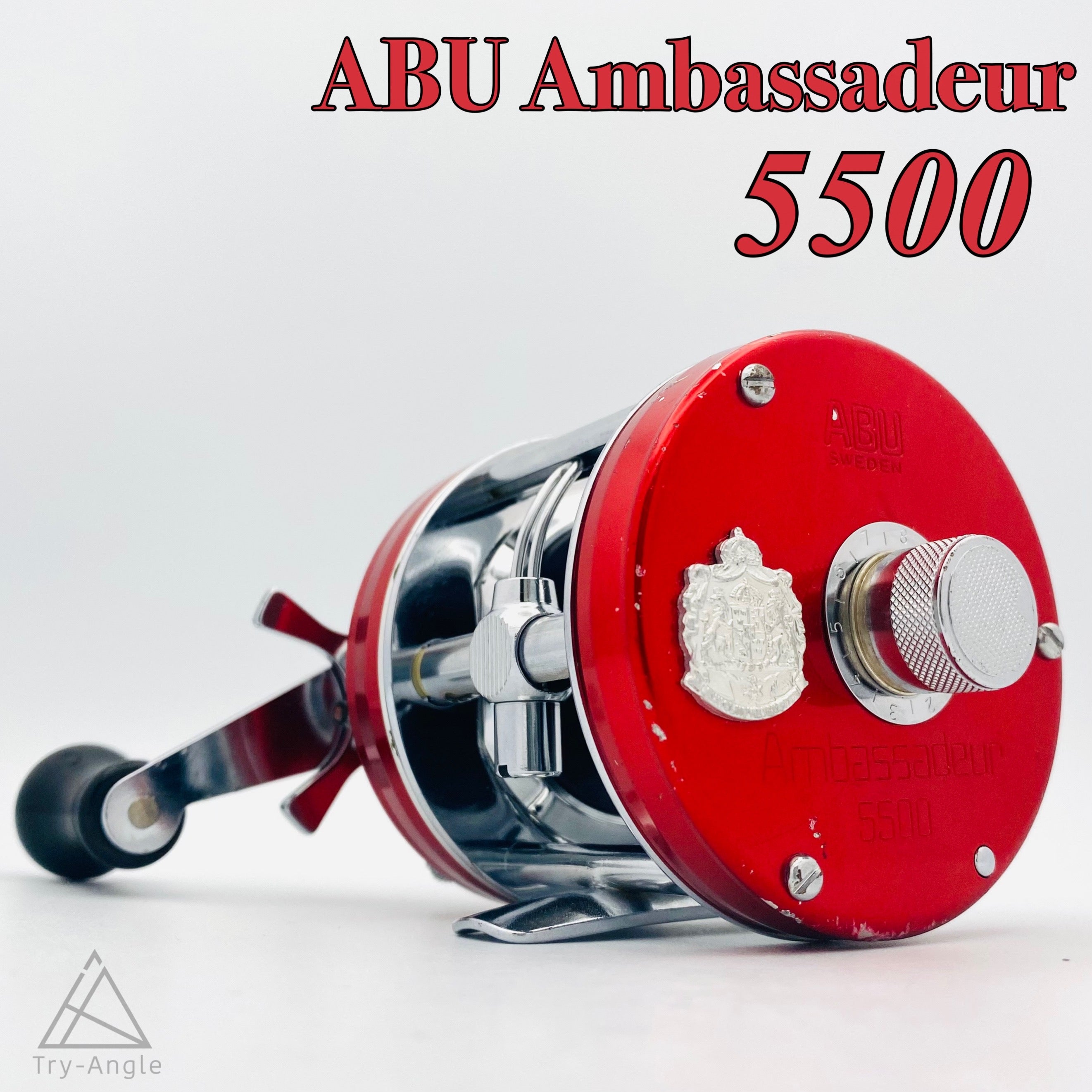 Abu Ambassadeur 5500 Cherry red 770800 刻印モデル