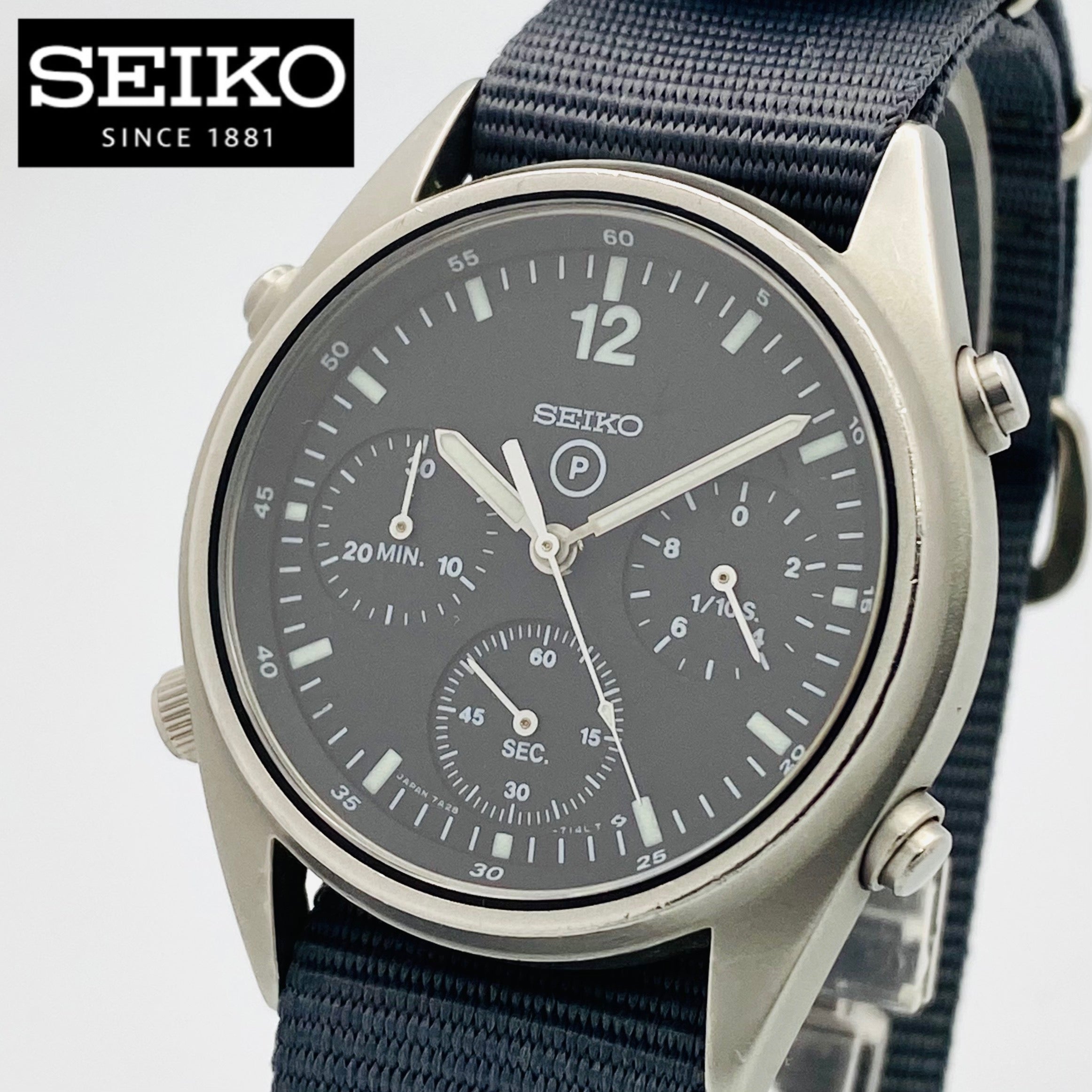 Try-Angle トライアングル｜SEIKO イギリス空軍 RAF GEN1 7A28-7120 1984