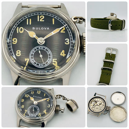 BULOVA WW2 フロッグマン USN BUSHIPS 復刻