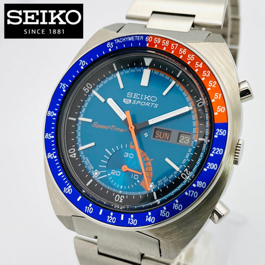 SEIKO 5Sports Speed-Timer 6139-6002 サンライズブルー