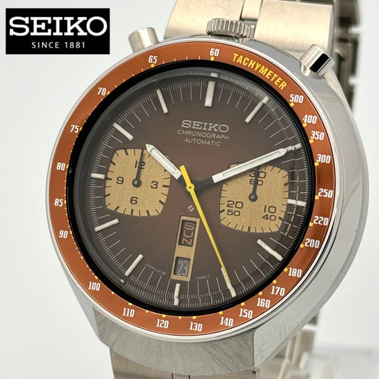 SEIKO 5Sports Speed-Timer 6138-0040 茶馬 英/ローマ