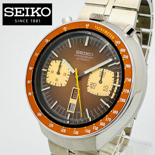 SEIKO 5Sports Speed-Timer 6138-0049 茶馬 英/スペイン