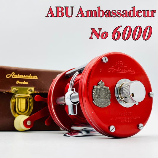 Abu Ambassadeur No6000 Red no number