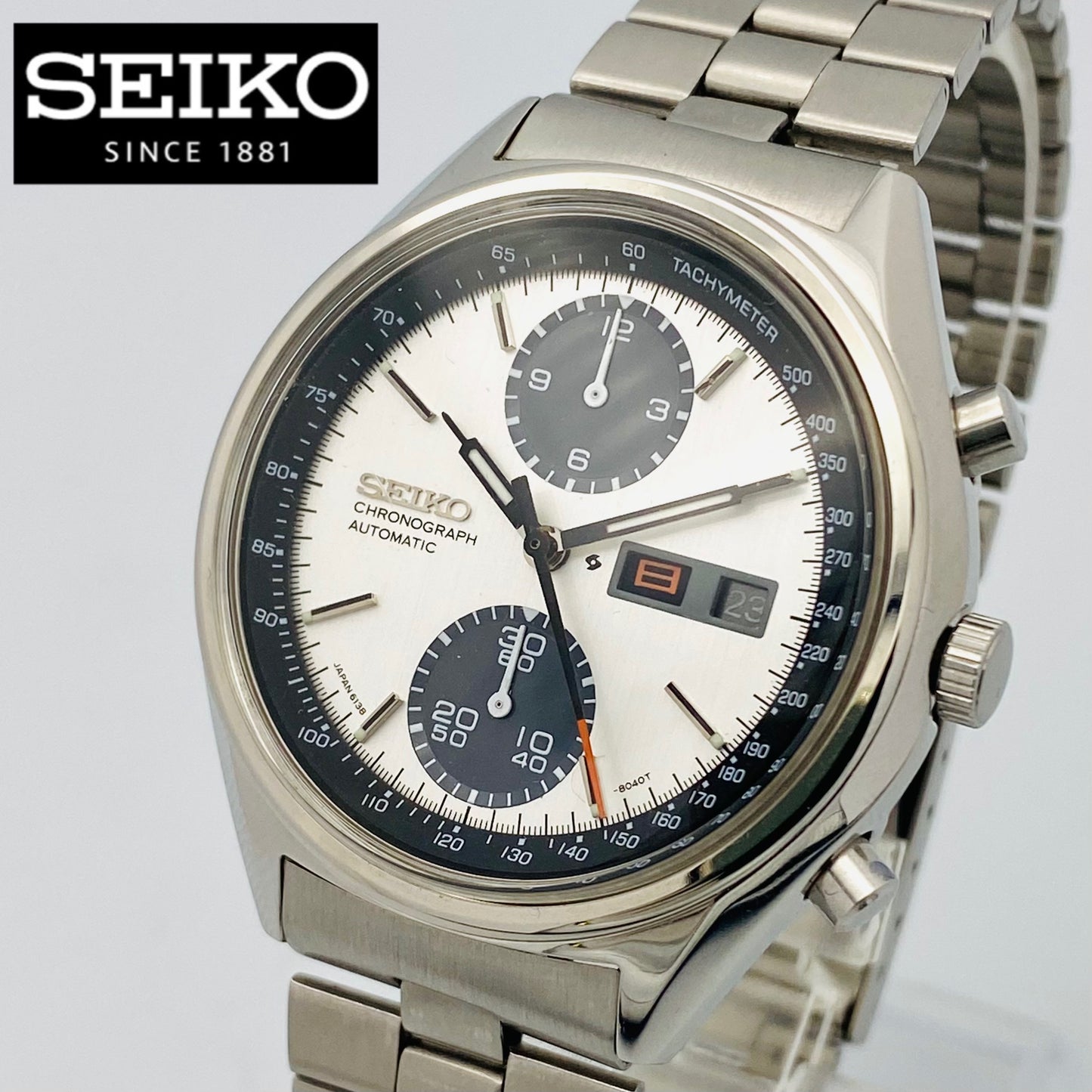 SEIKO 5Sports Speed-Timer 6138-8020 パンダ