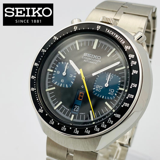 SEIKO 5Sports Speed-Timer 6138-0040 黒馬